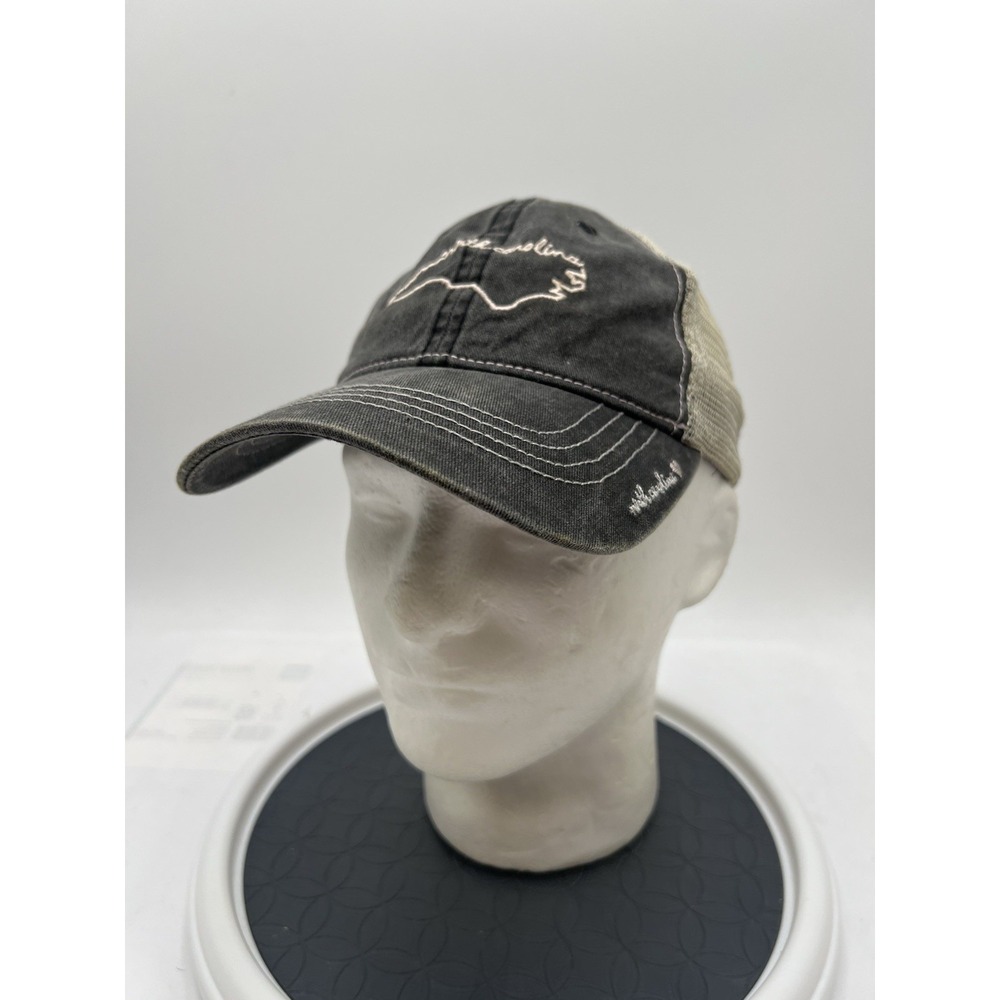 Home Free North Carolina Trucker Hat NC Carolina Distressed Mesh Strapback OSFM